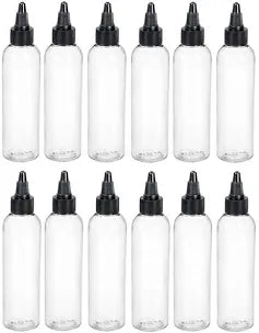 12 pcs plastic empty bottle 4 oz